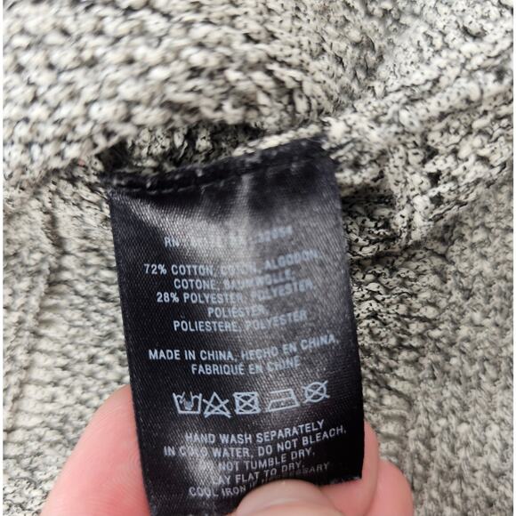 Sparrow grey knit sleevless tunic sweater with side slits XS minimalist career - Picture 7 of 10